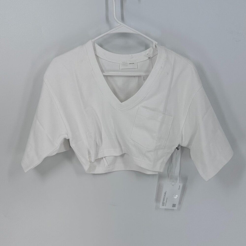 Women's Viavia Cropped Pocket Tee S